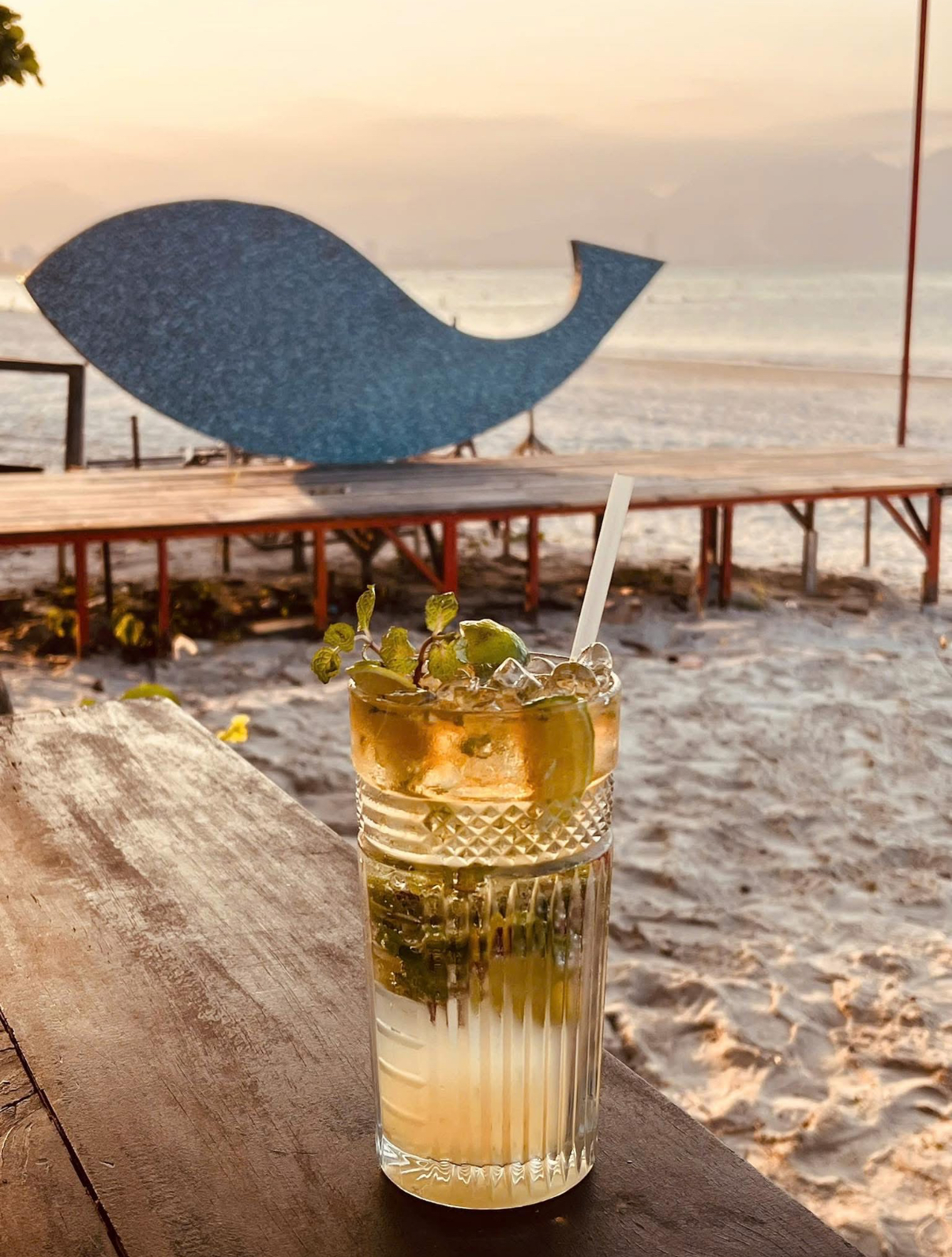 Ola Ola Beach cocktail by the sea